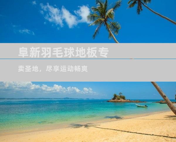 阜新羽毛球地板专卖圣地，尽享运动畅爽