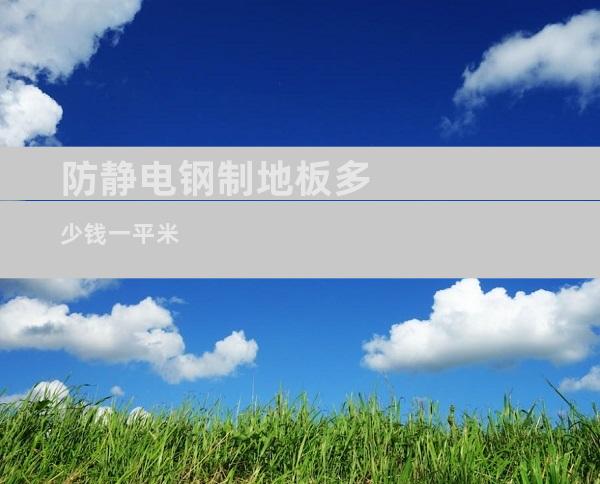 防静电钢制地板多少钱一平米