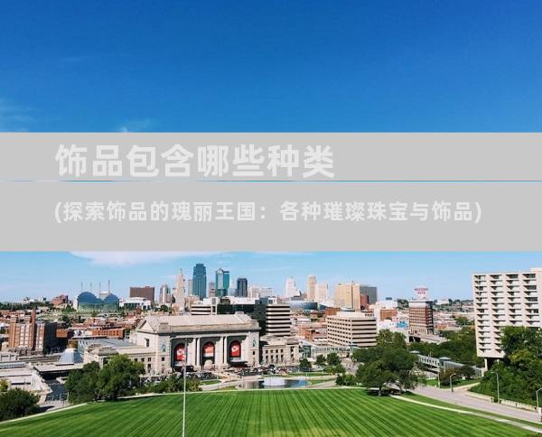 饰品包含哪些种类(探索饰品的瑰丽王国：各种璀璨珠宝与饰品)